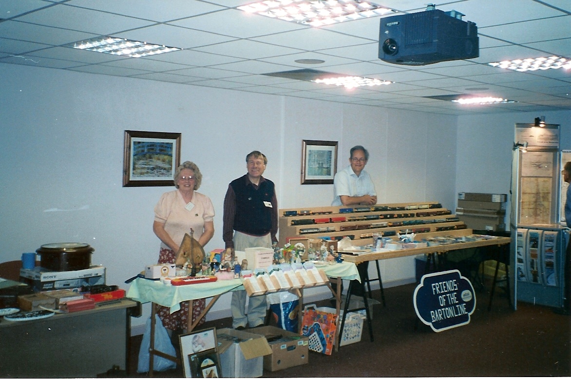 Stall at the centenary of the cutting of the first sod for Immingham Dock